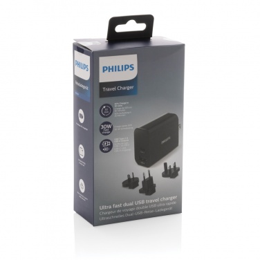 Logotrade promotional merchandise photo of: Philips ultra fast PD travel charger